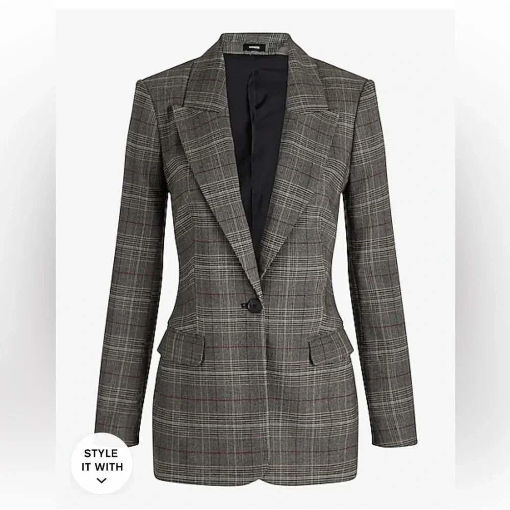 Express Plaid blazer - Picture 6 of 13